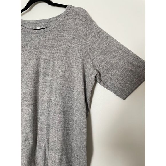 Duluth Basic Heathered Gray 100% Cotton crewneck T-Shirt Size XL E60 - Picture 3 of 7